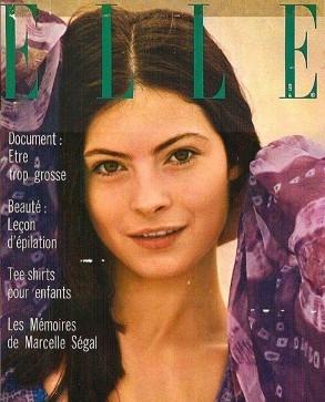couverture de ELLE avec une création Mohanjeet