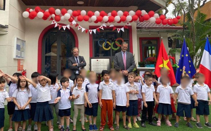 Enfants de La Petite École de Tay Ho à Hanoi