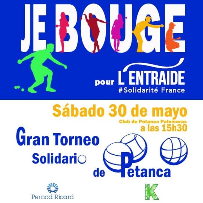 affiche de la petanque de l entraide