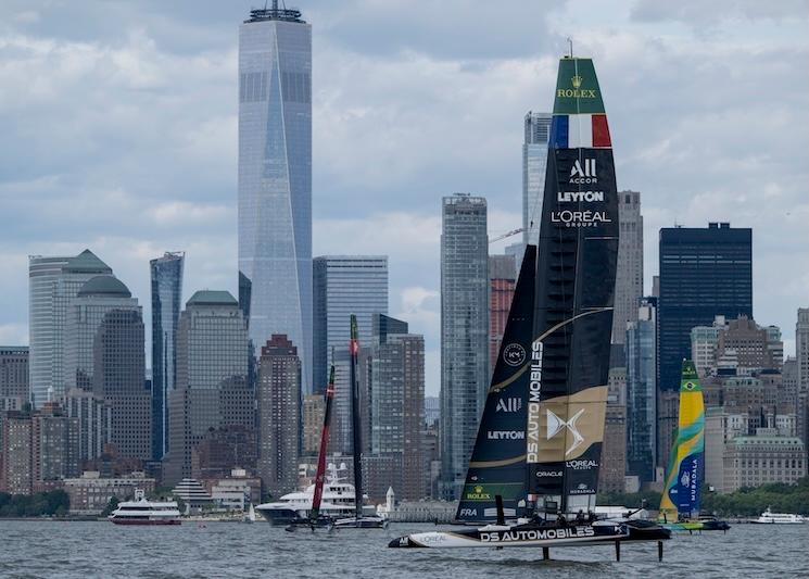 l'équipe de France au SailGP à New York