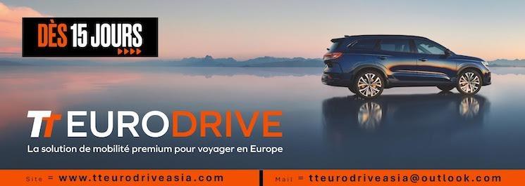 eurodrive 15 jours