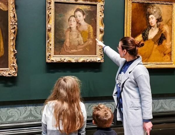 Les visites de famille à la National Gallery