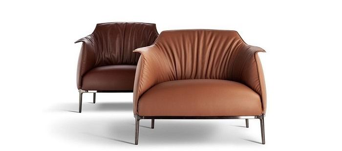 fauteuil en cuir poltrona frau