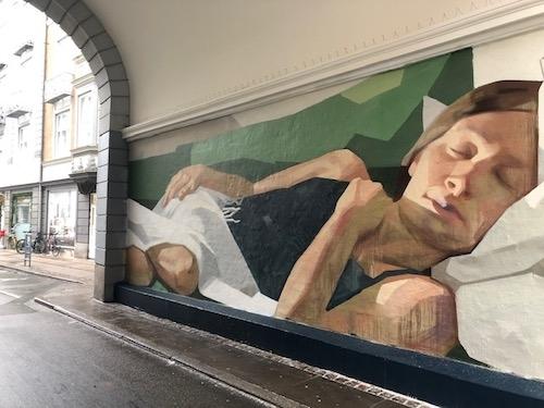 street art Copenhague West End passage