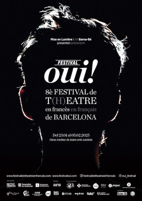 afiiche du festival de théatre Oui! à Barcelone