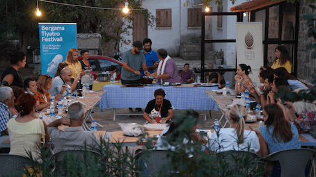 Au festival de théâtre de Bergame en août 2021