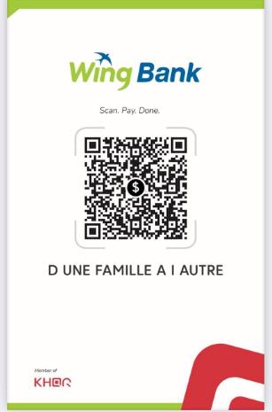 Vous pouvez faire un don via ce code qr.
