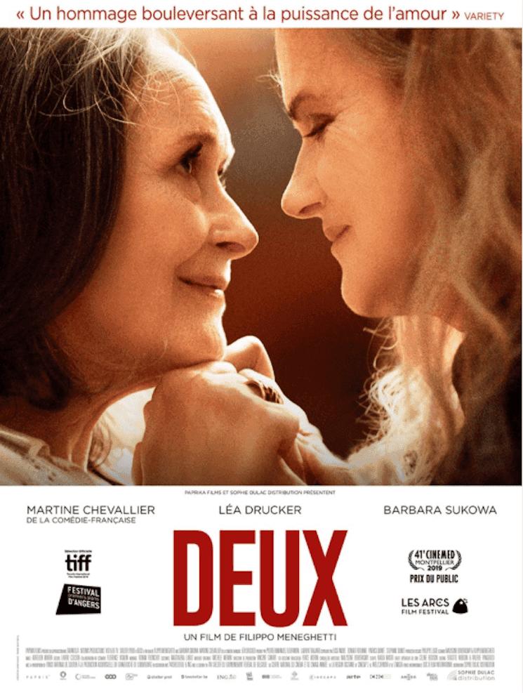Affiche du film "Deux" de Filippo Meneghetti, présenté à Izmir en février 2025.
