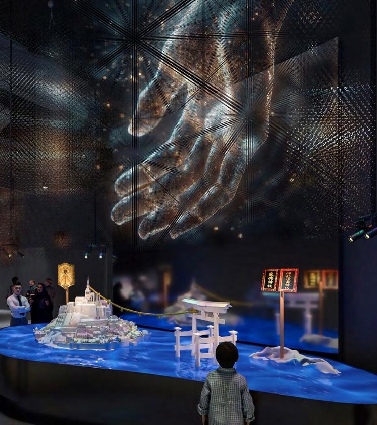 trois iles du patrimoine francais et japonais