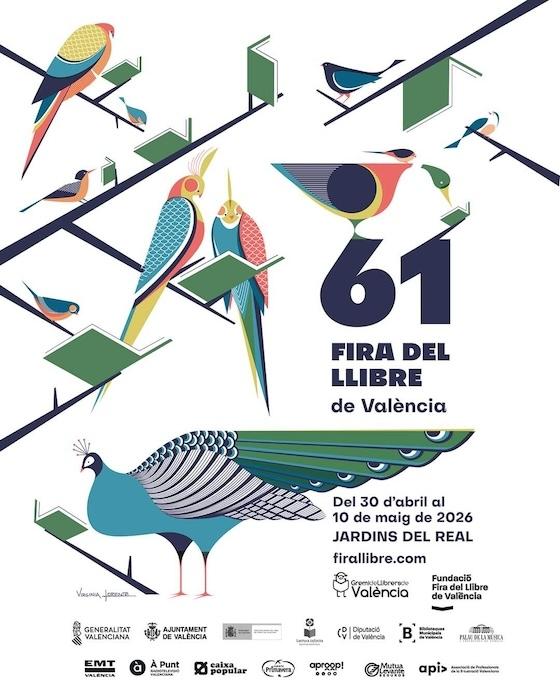 affiche de la fira del llibre de valencia