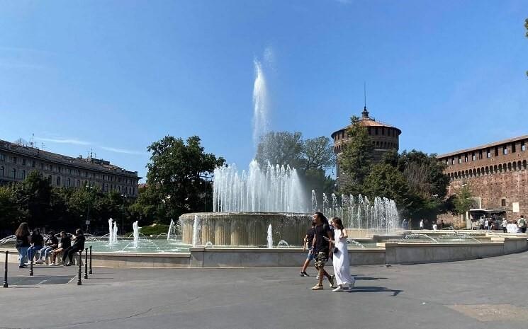 fontaine castello milan