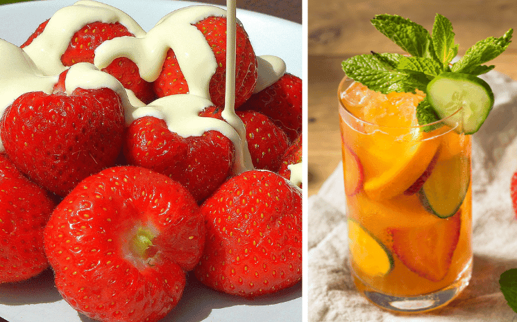 Fraises à la crème et Pimm's, traditions de Wimbledon