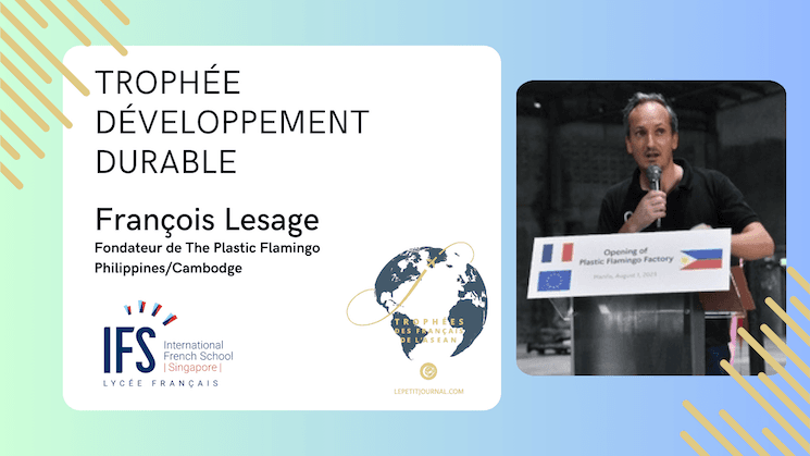 François Lesage, fondateur de The Plastic Flamingo (Philippines/Cambodge)