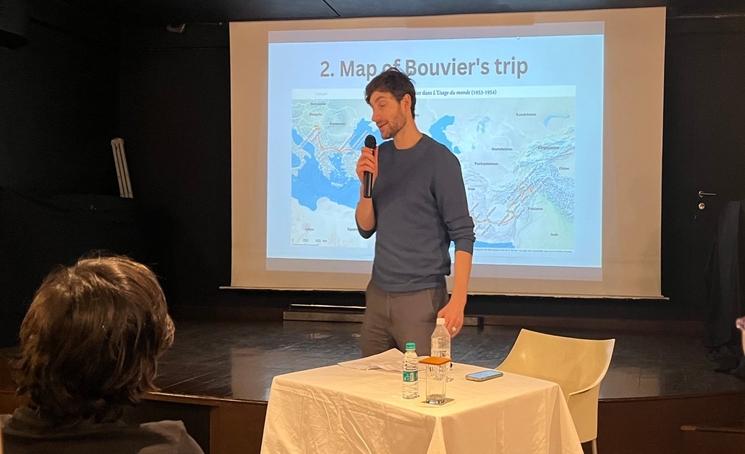 Francois-Henri Désérable à l'Alliance française de Bombay