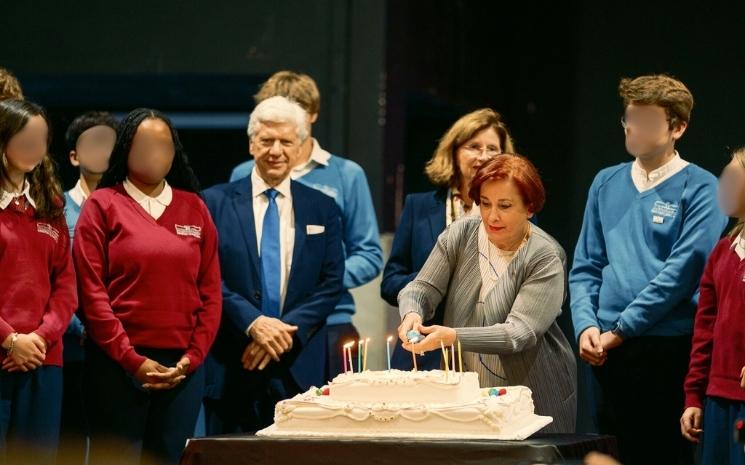 Le gateau d'anniversaire de Wiston Churchill