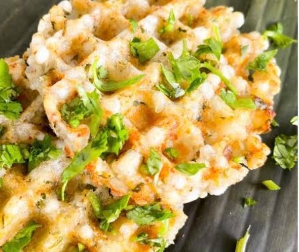 Gaufres à base de Sabudana