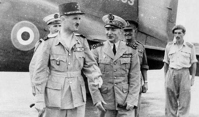 Le Général Leclerc et l’Amiral d’Argenlieu