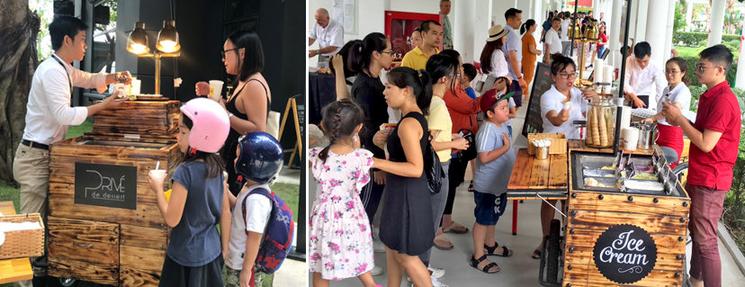 Glaces Bellany lors de la Kermesse à l'école Marguerite Duras au Vietnam
