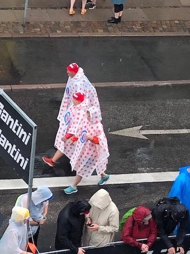 Grand départ de Copenhague sous la pluie