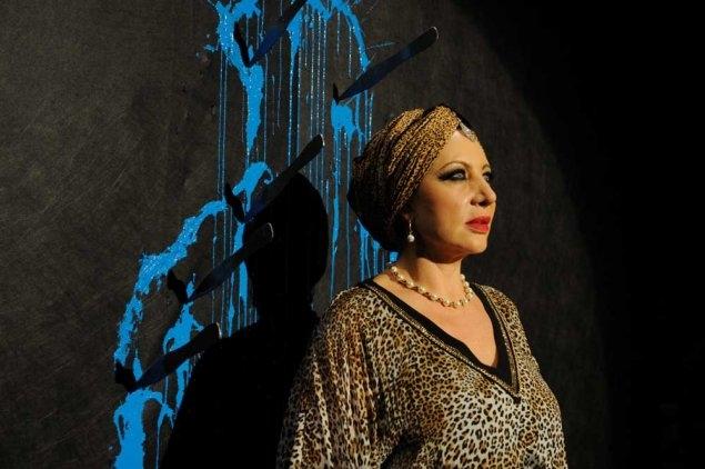 Trumeau (Iaia Forte) costume léopard dans La Grande Bellezza