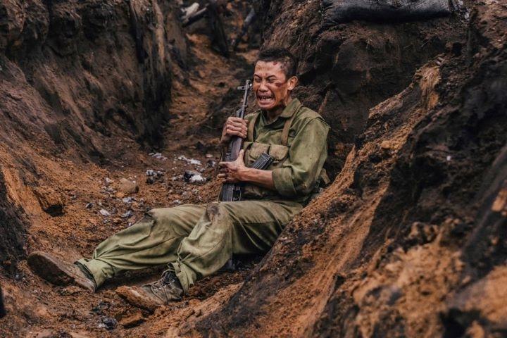 L’acteur Phuong Nam (jouant le rôle de Ta) dans « Red Rain », image fournie par l’équipe de tournage