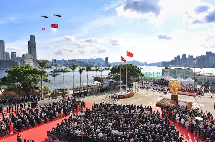 retrocession ceremonie 1er juillet Hong Kong