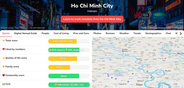 Ho Chi Minh Ville : l'avis de nomades numériques