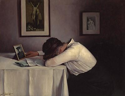 John Barker Sorrowing Mother (c.1916) National Gallery of Australia