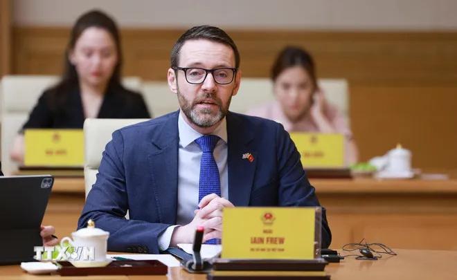 Iain Frew, ambassadeur britannique au Vietnam, présent pour l’occasion