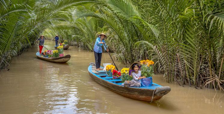 Ile de Thoi Son à Ben Tre dans le delta du Mékong