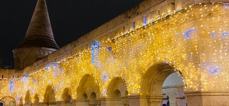 illuminations de l'Orto Botanico à rome