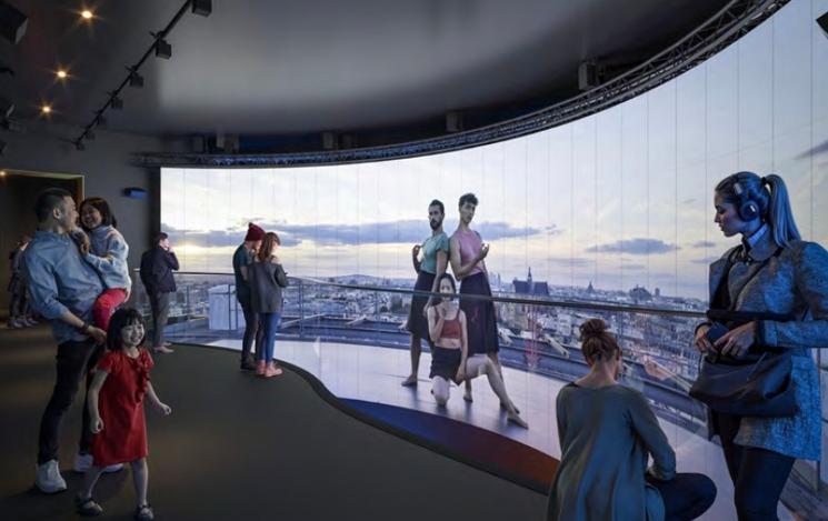 immersion visuelle et sonore célébrant la transmission du patrimoine en danse