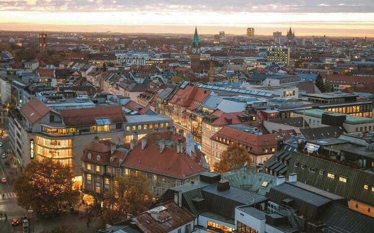 photo d'immeubles dans la ville de Munich