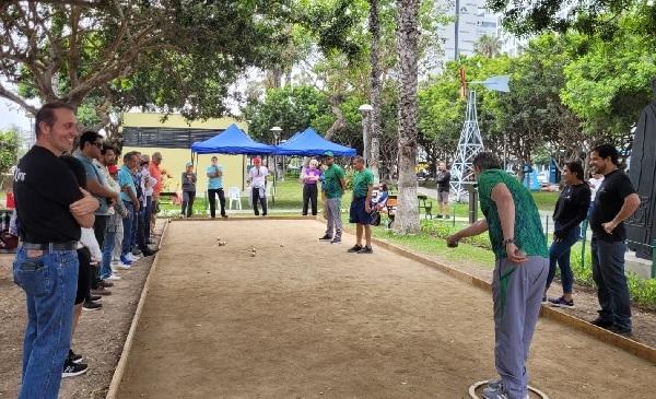 Tournoi d’inauguration pour le premier terrain municipal de pétanque au Pérou