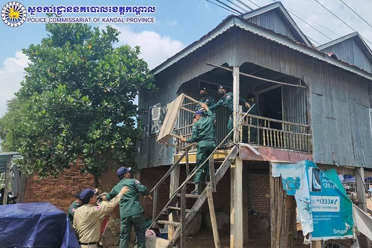 innondation takmao cambodge