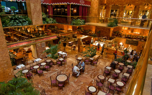 L'intérieur de la Trump Tower