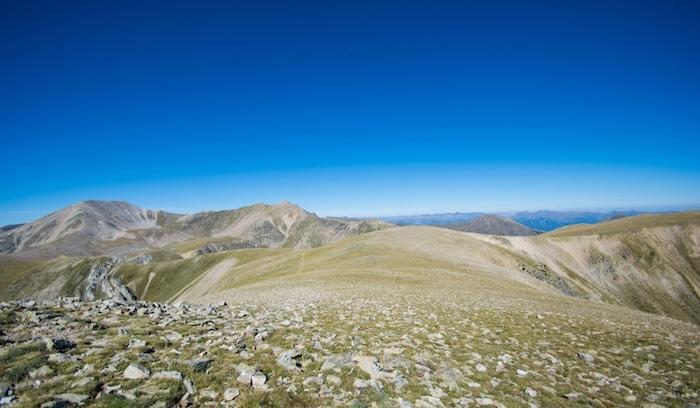 Pic de la Dona, sur la frontière franco-espagnole.
