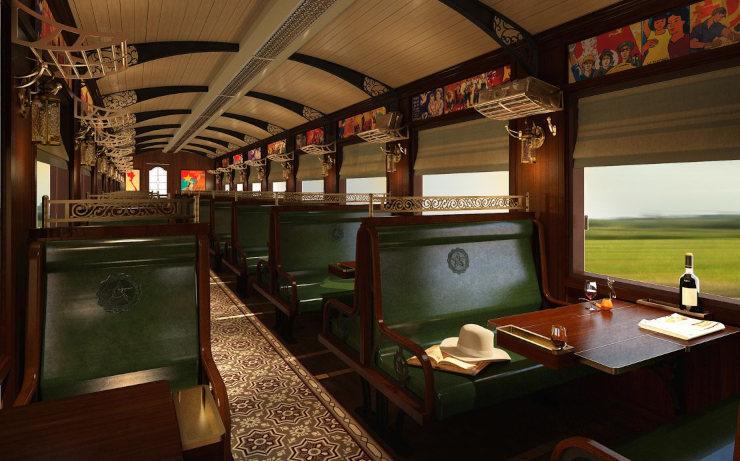 Intérieur des wagons selon la compagnie