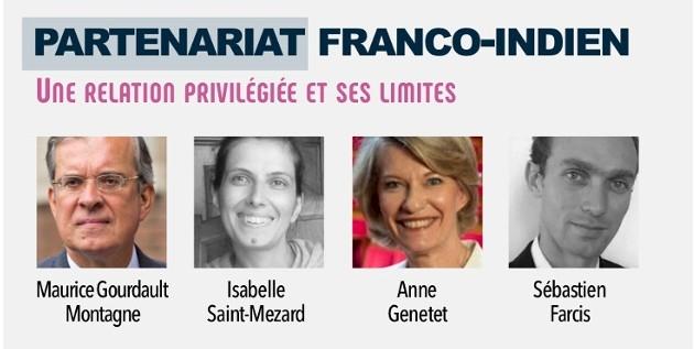 Les intervenants du webinaire sur le partenariat franco-indien