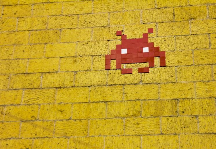 street-art et tourisme invader