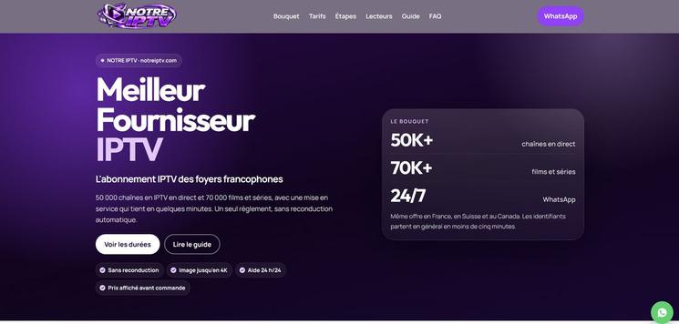 meilleur fournisseur iptv