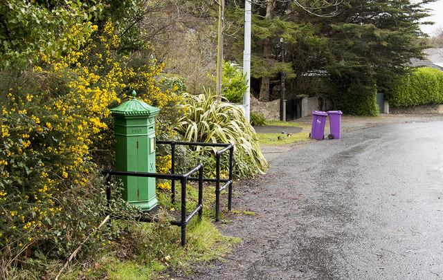 Pillarbox irlandaise verte