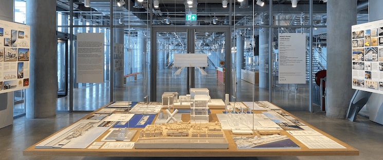 Maquettes et plans de l’exposition Renzo Piano : Genius Loci à Istanbul Modern