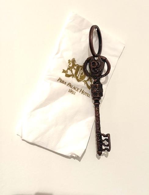 Clé décorative du Pera Palace Hotel à Istanbul