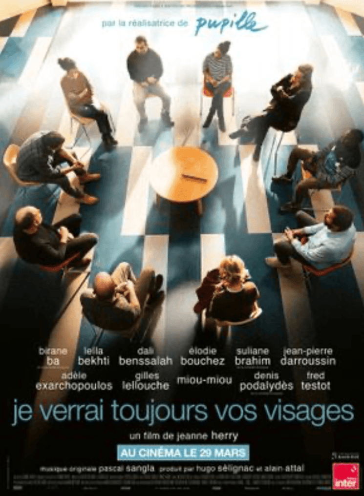 Affiche du film Je verrai toujours vos visages de Jeanne Herry, avec Leïla Bekhti, Adèle Exarchopoulos et Gilles Lellouche.