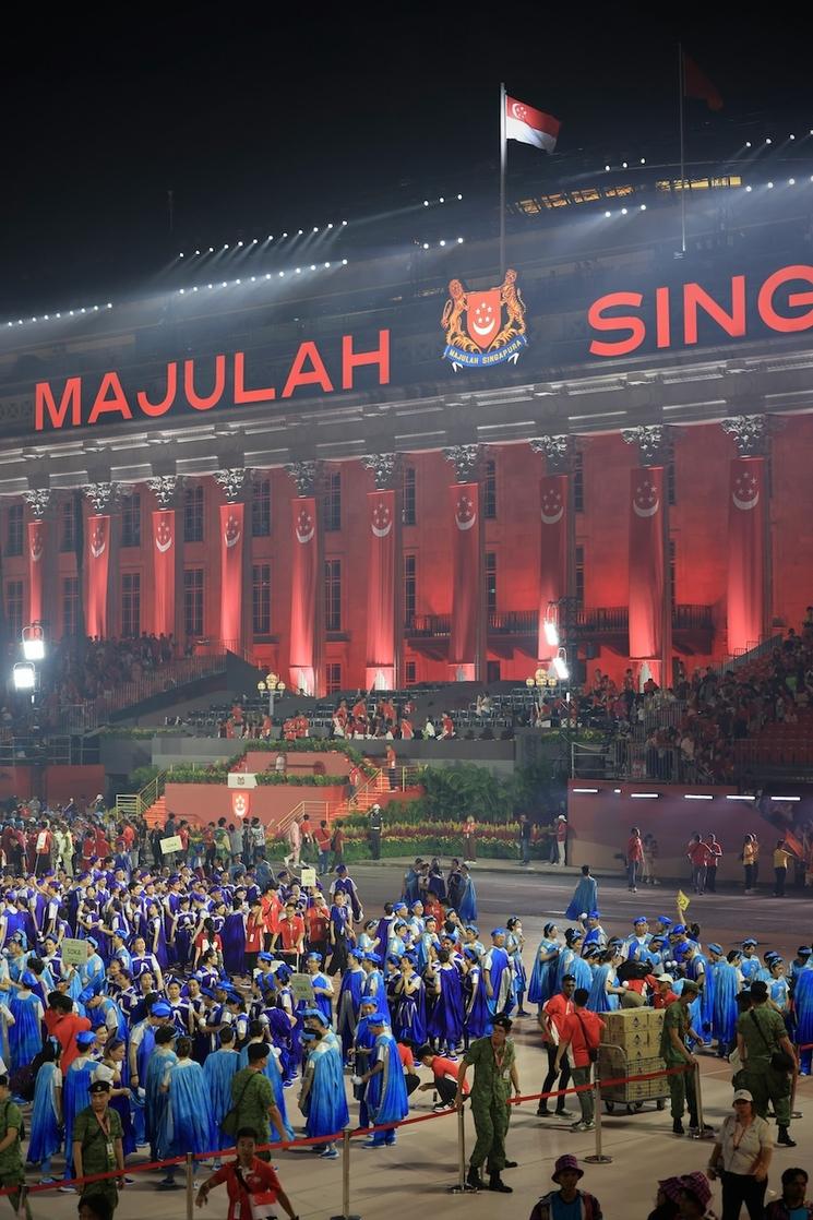 le national parade day en 2025 à Singapour