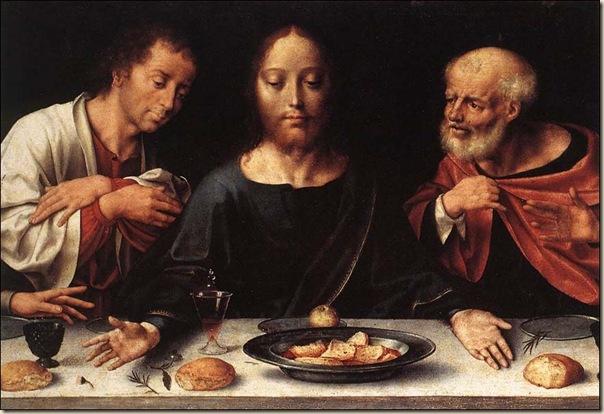 la-cene-joos-van-cleve-pain-histoire