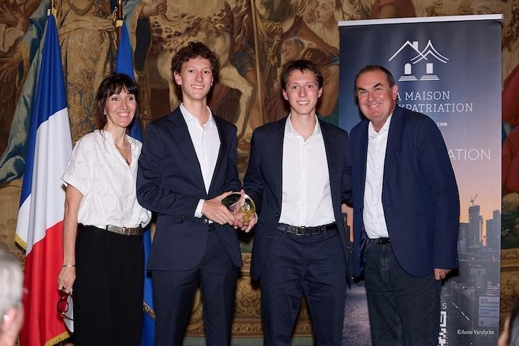 Valérie Sistac, Joseph et Nathaniel Raberin Holder et Hervé Heyraud