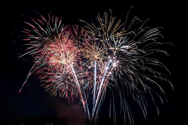 feux d'artifice pour la nouvelle année