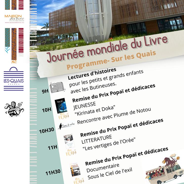 journée du livre noumea sur les quais
